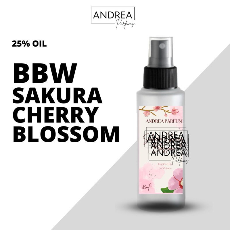 Andrea Parfums BBW Cherry Blossom Inspired Perfume 85ml Shopee