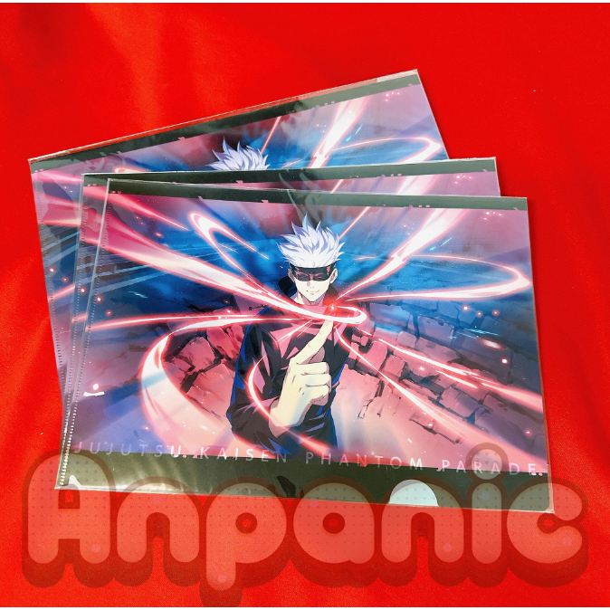 OFFICIAL Jujutsu Kaisen A4 Clear File Folder Phantom Parade Gojo Satoru