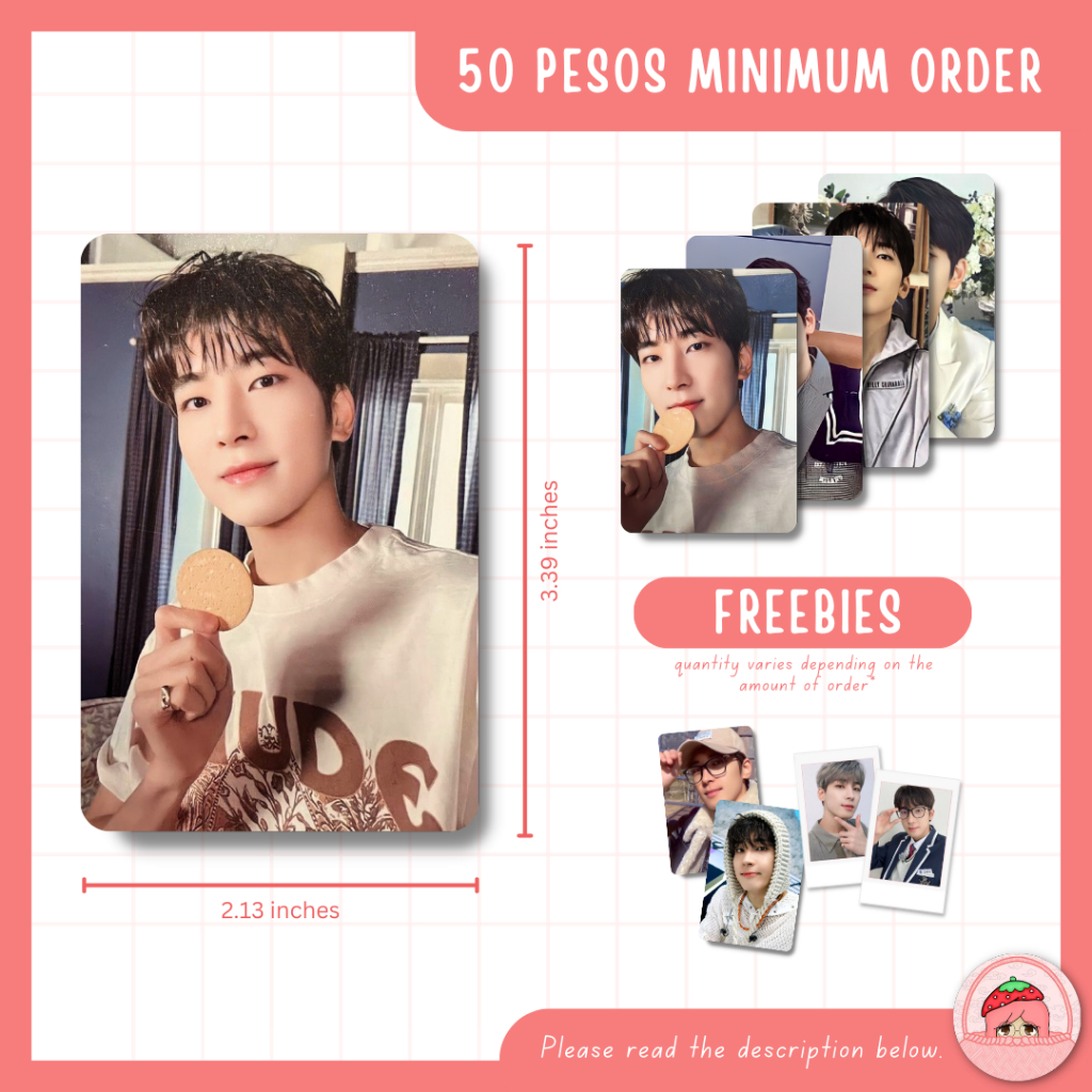 Pcs Set Seventeen Svt Wonwoo Fml Album Pc Photocard Unofficial