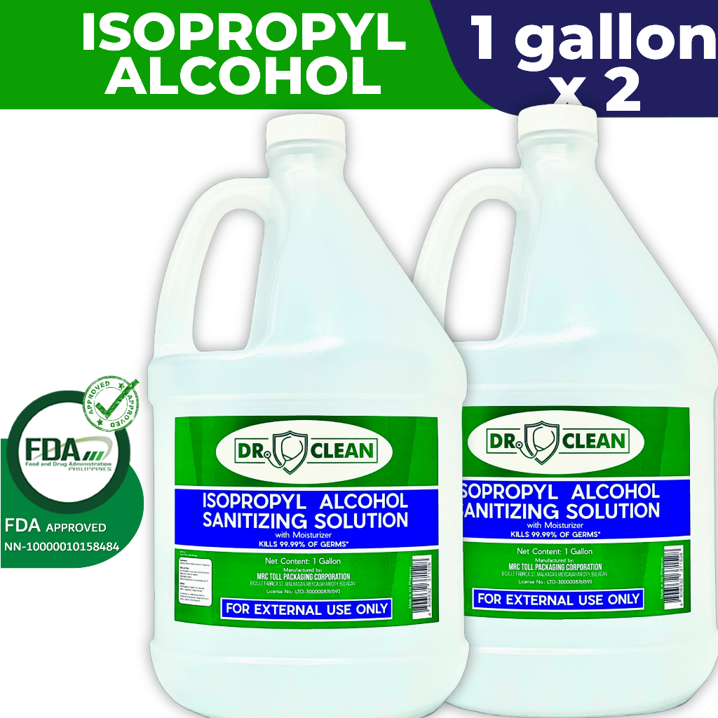 Dr Clean Isopropyl Alcohol With Moisturizer Dr Clean 2 GALLONS 1X2