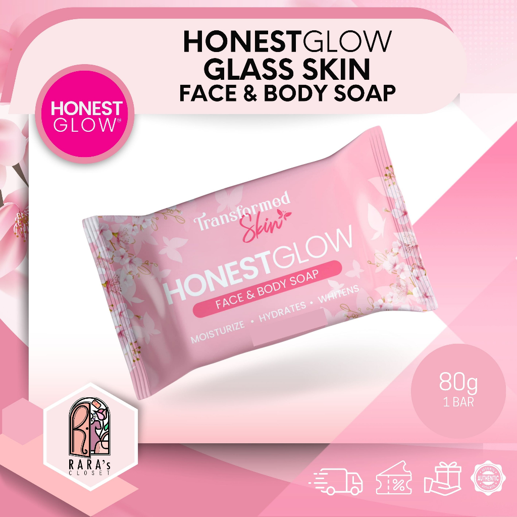 Honest Glow Bar Glass Skin Face Body Soap G Honestglow Shopee