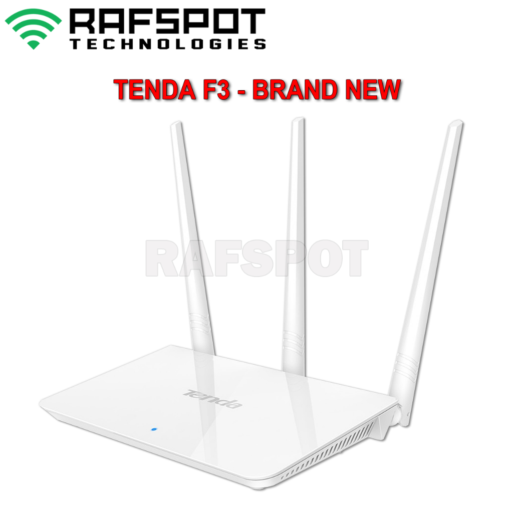 Brand New Tenda F3 300Mbps Wireless WiFi Router Original Shopee