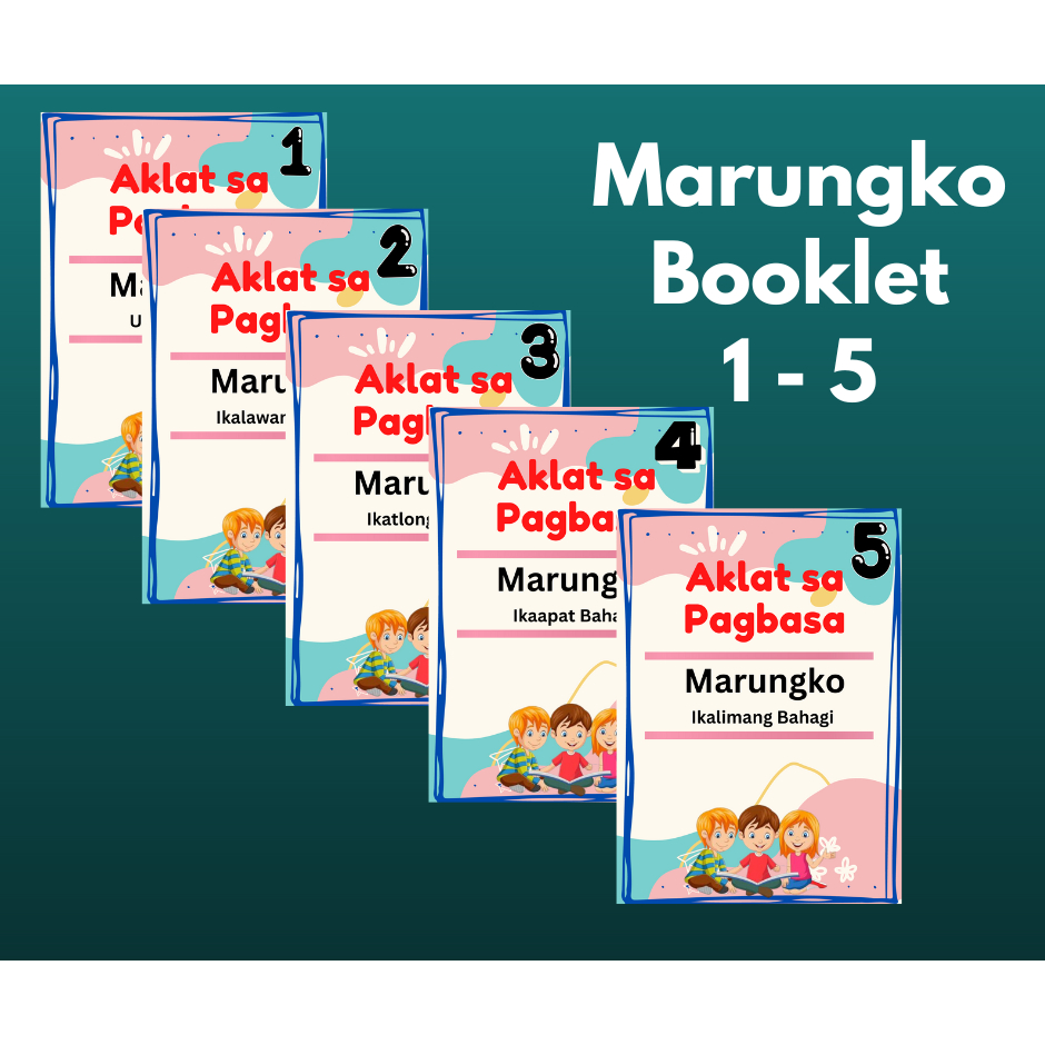 Marungko Booklet Gabay Sa Pagbasa Set Reading For Beginners Learning Material Workbook