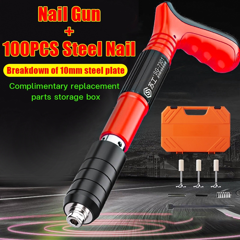 Nail Gun Pcs Steel Nail Manual Steel Nails Gun For Concrete Rivet