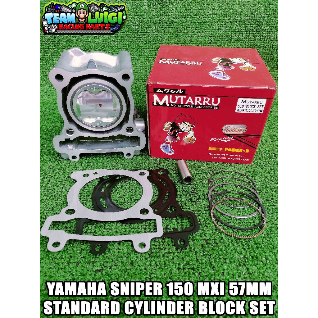 MUTARRU YAMAHA SNIPER 150 MXI 57MM STANDARD CYLINDER BLOCK SET Shopee