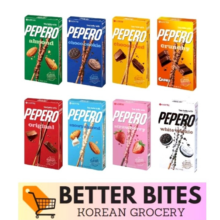 Lotte Pepero Chocolate Biscuits G Korean Snack Shopee Philippines