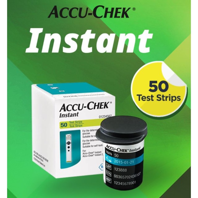 Accu Chek Instant Test Strip Diabetic Blood Glucose Strips 50pcs