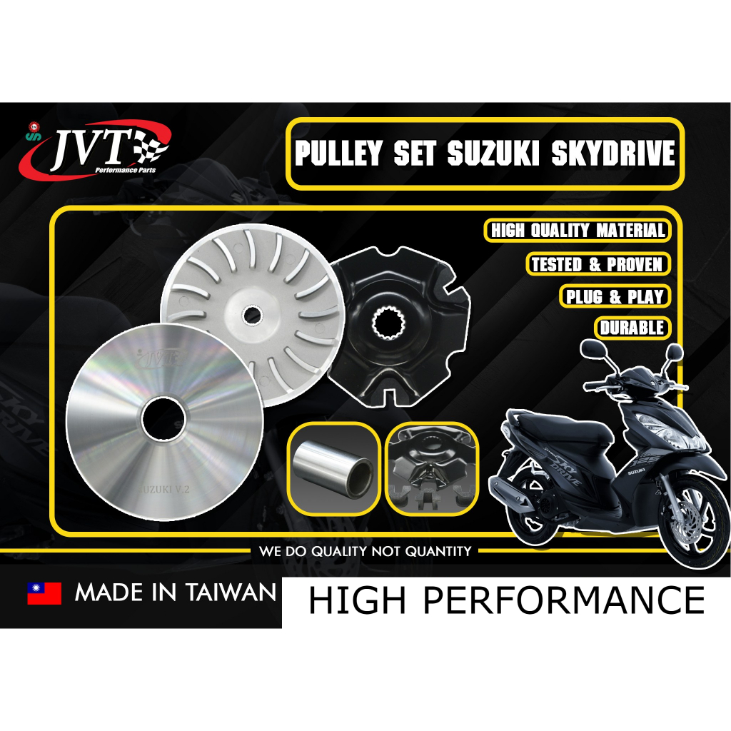 JVT PULLEY SET CLICK PCX MIO M3 NMAX AEROX Shopee