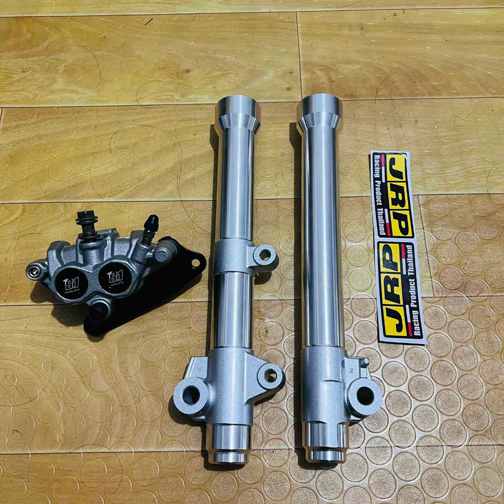 Silver Plain Yellow JRP Lighten Front Shock Wave V1 With Formula 8 1