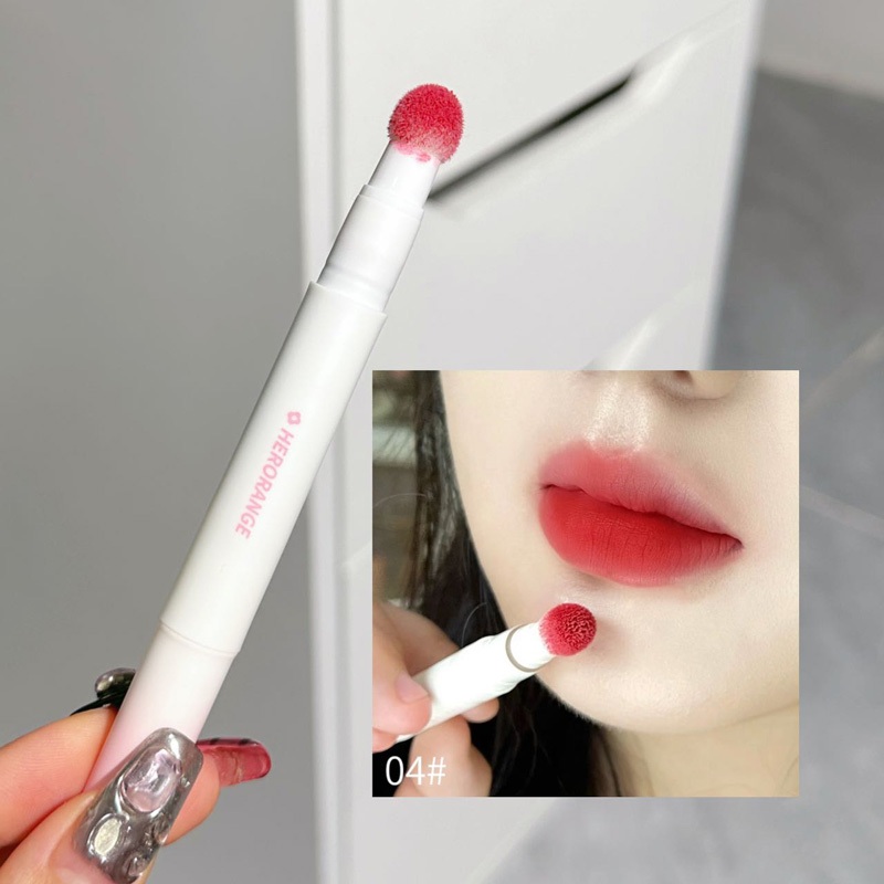 Fun Live New Design Herorange Cute Color Velvet Air Lip Glaze With