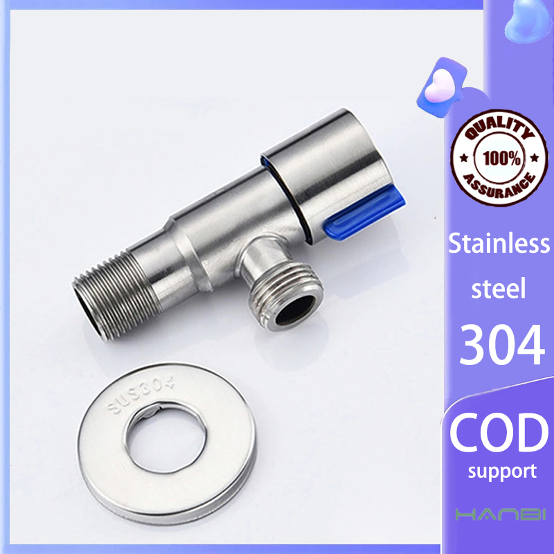 Stainless Steel Two Way Angle Valve Shopee Philippines