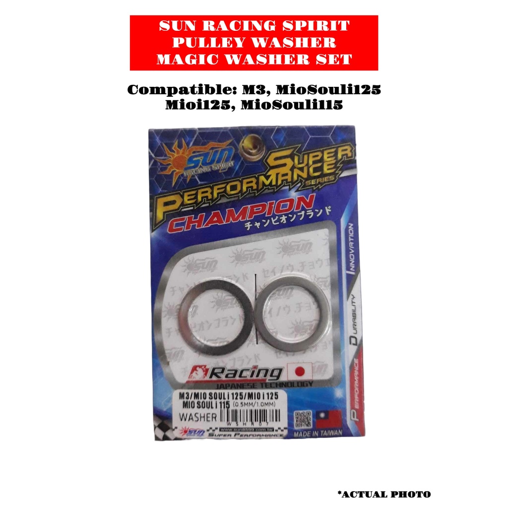 Sun Racing Spirit Pulley Magic Washer Set Ppcs Compatible M