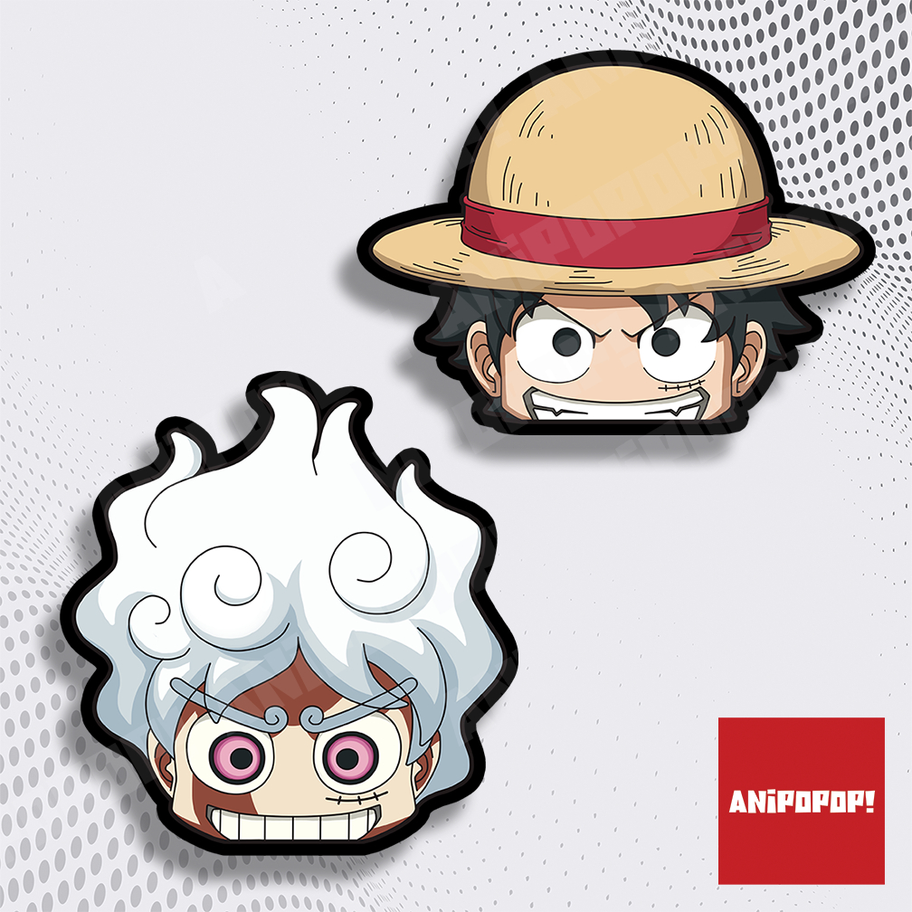 FREE GIFT One Piece Waterproof Anime Chibi Peeker Stickers For