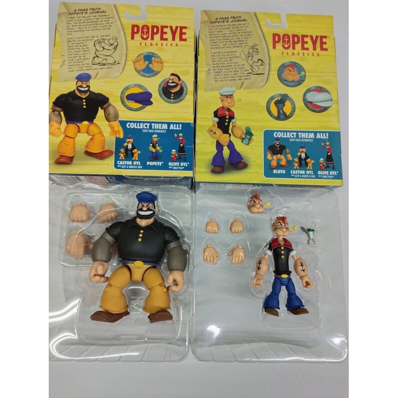 1 12 Scale POPEYE BLUTO FIGURE SET BOSS FIGHT STUDIO POPEYE THE