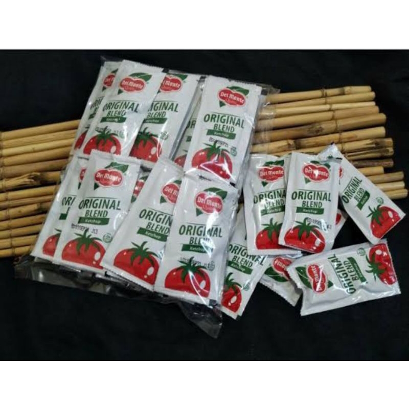 Del Monte Tomato Ketchup Sachet And Hot Sauce Sachet Del Monte Catsup