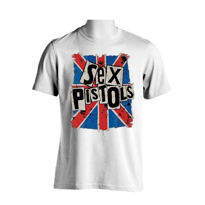 SEX PISTOLS FLAG ROCK BAND TSHIRT Shopee Philippines