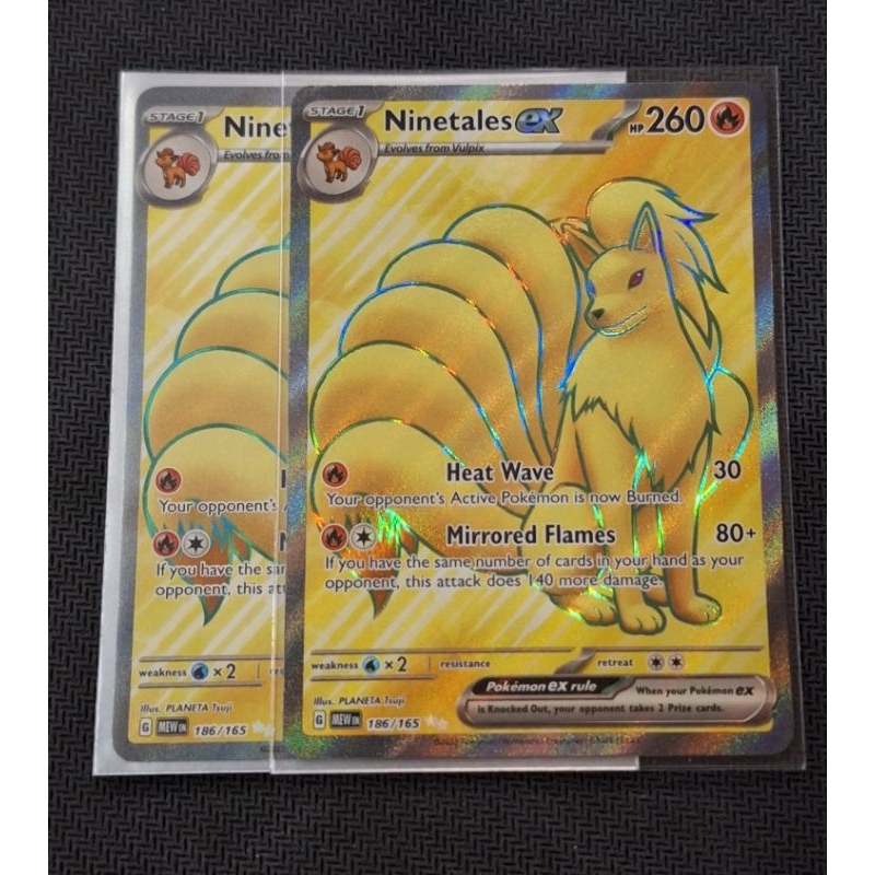 Pokemon Scarlet And Violet Sv Tcg Ninetales Ex Full Art Fa Card