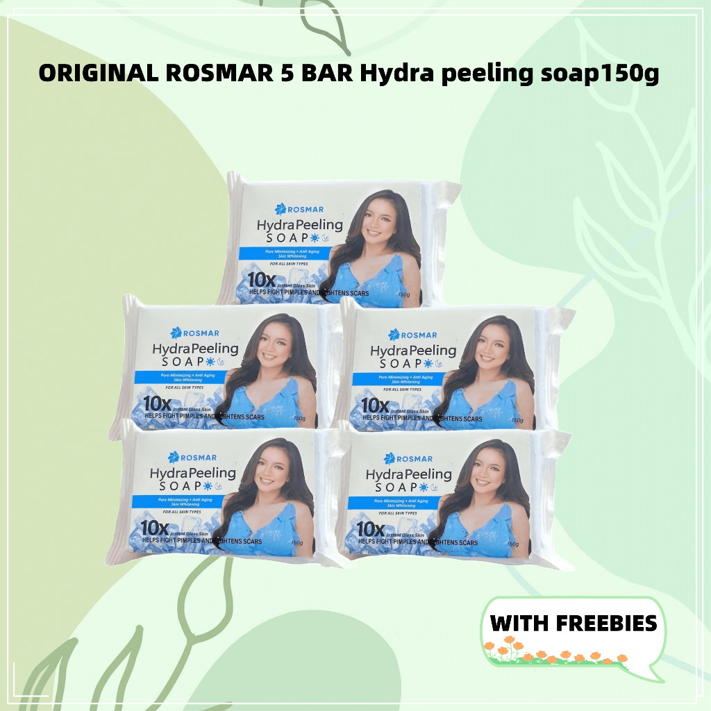 Original Rosmar Set Of Bar Hydra Peeling Soap G Shopee Philippines