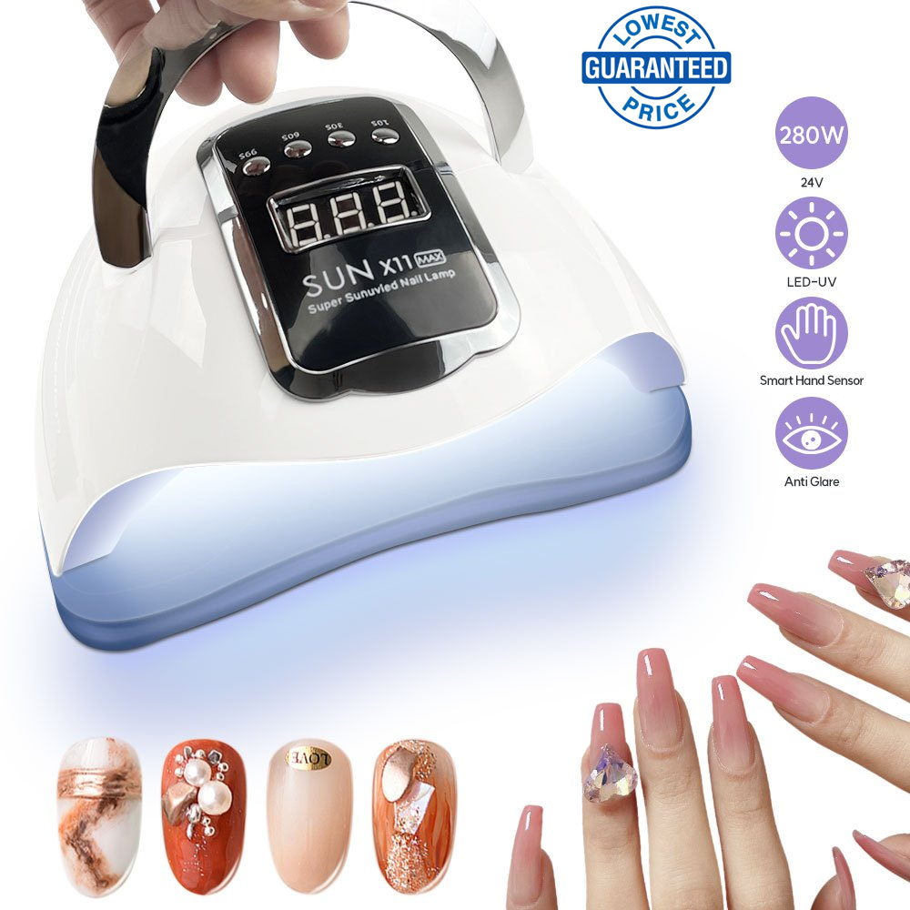 W Phototherapy Lamp Sun X Max Intelligent Sensor Uv Light Nail