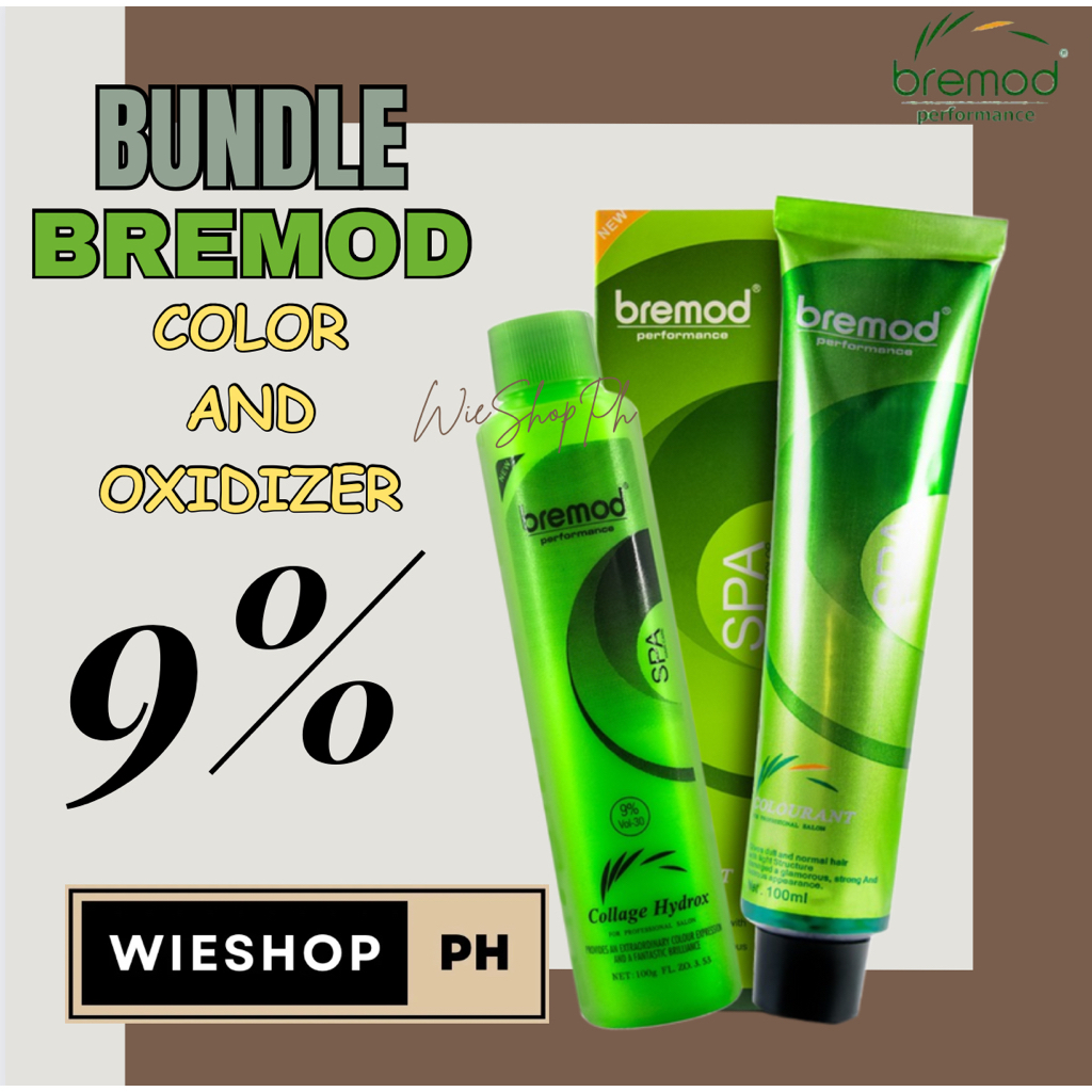 Bremod Lightest Blonde Hair Color Set With Oxidizer