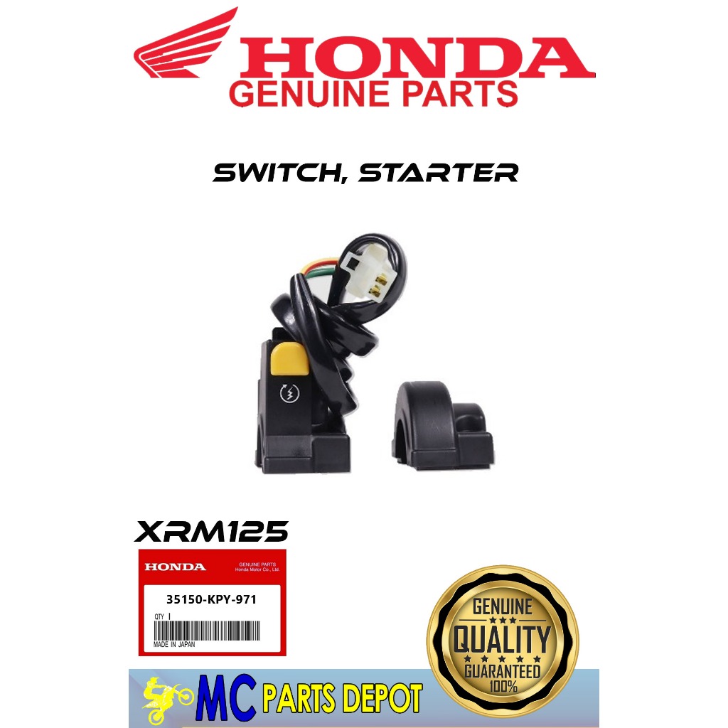 Honda Genuine Starter Switch For Xrm Trinity Kpy