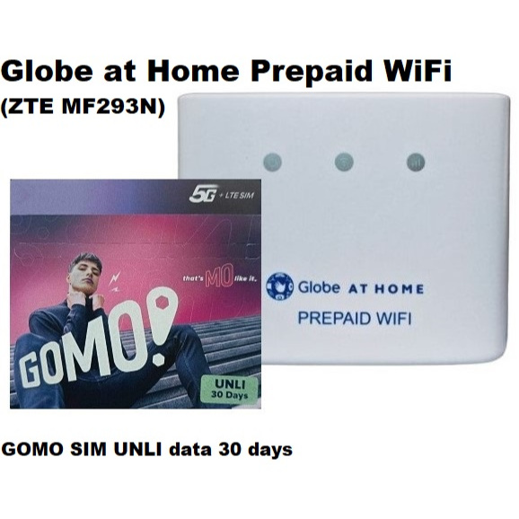 Globe At Home Prepaid Wifi W Gomo Unli Data Days Zte Mf N