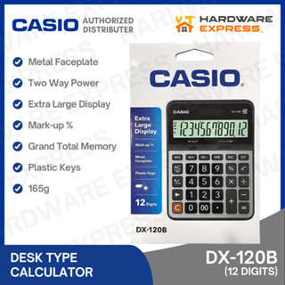 Casio DX 120B DX 12B Extra Large Display Desk Type Calculator 12