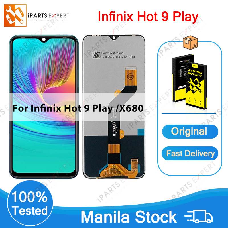 IPARTSEXPERT LCD For Infinix Hot 9 Play X680 LCD Display Touch Screen Assembly Replacement