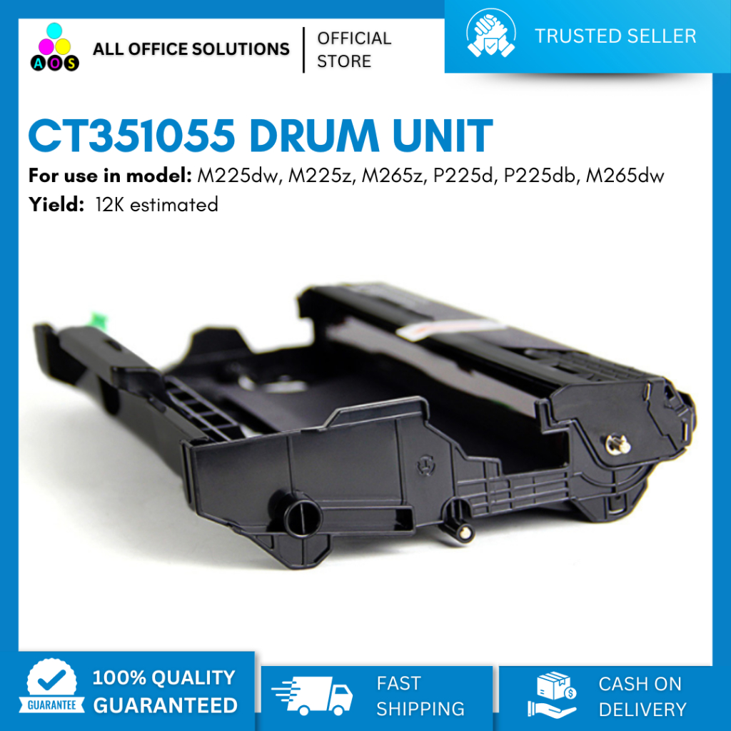 Aos Ct Drum Unit Compatible For Fuji Xerox Printer Shopee