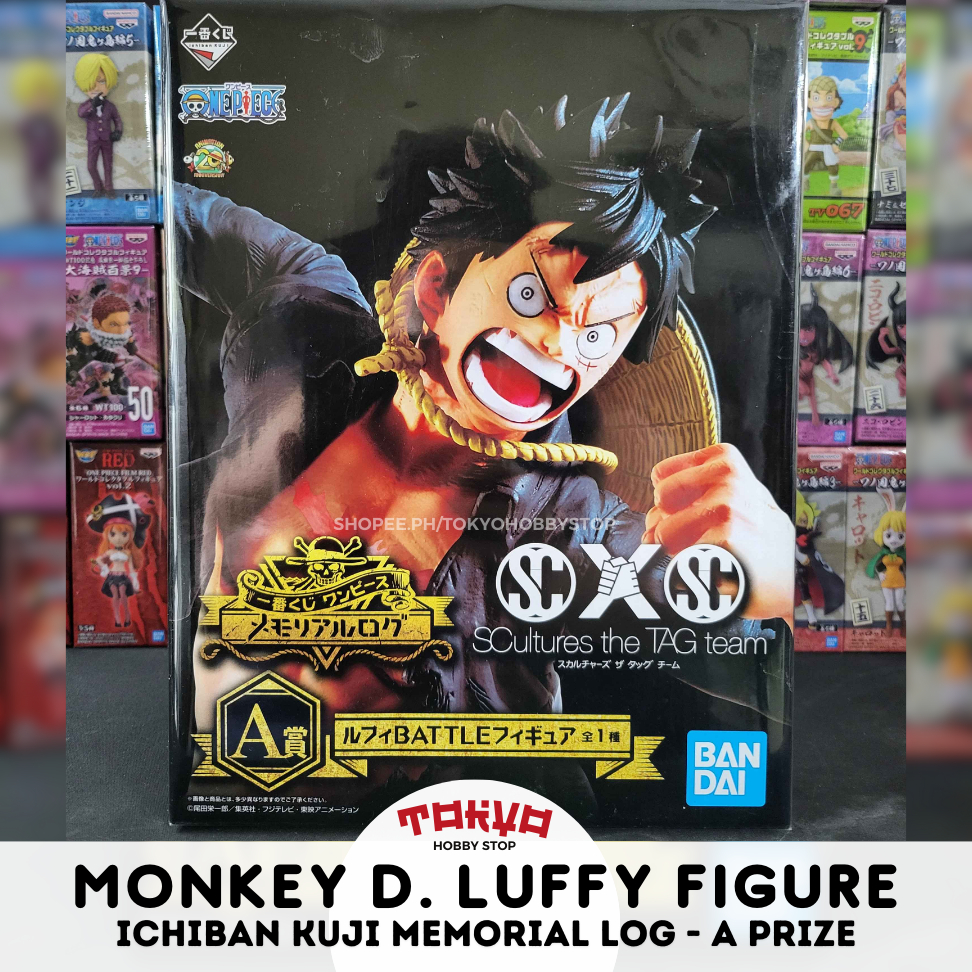 One Piece Figure Ichiban Kuji Memorial Log Monkey D Luffy A Prize