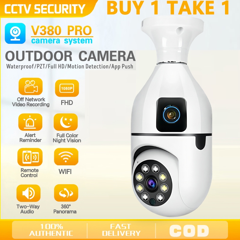 Buy Take V Pro Cctv Camera Dual Lens No Wifi Needed K Hd E