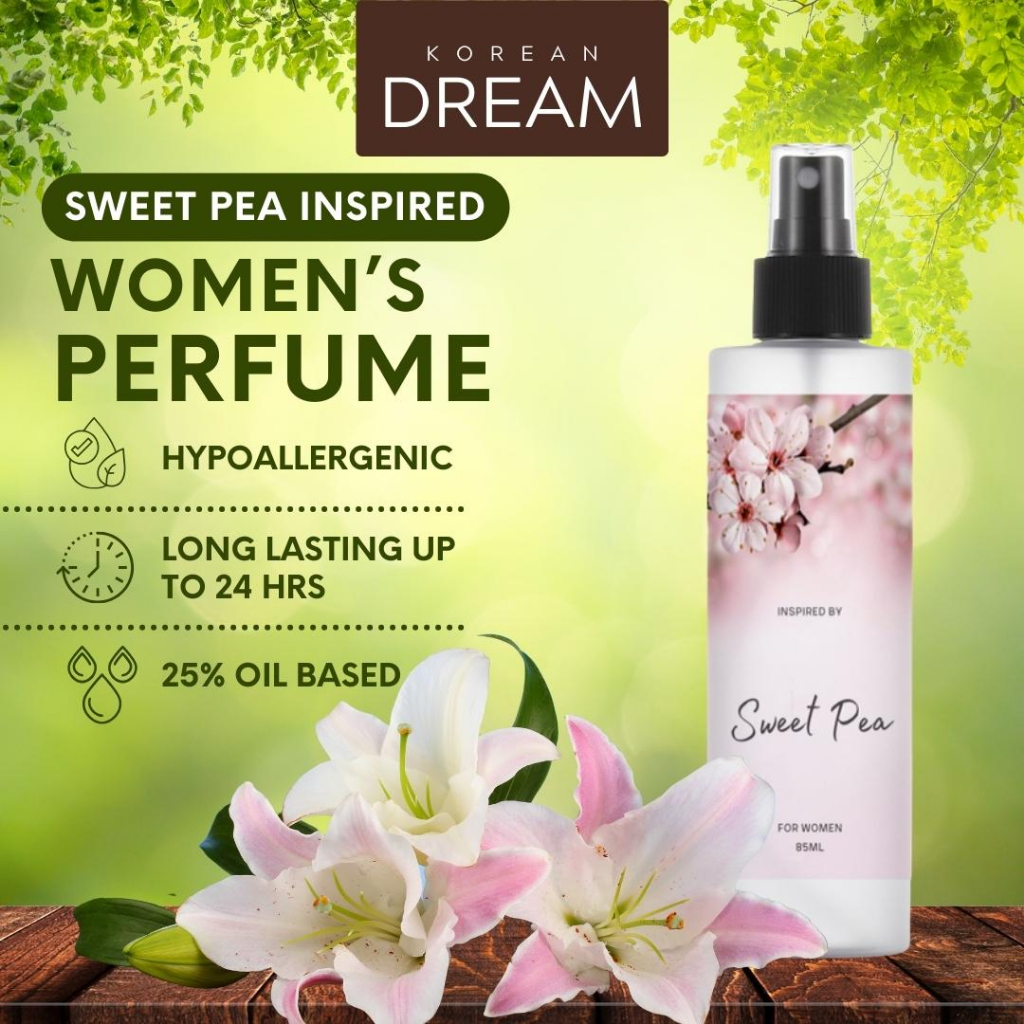 Bbw Sweet Pea Inspired Scent Oil Based Women Perfume With Long Lasting