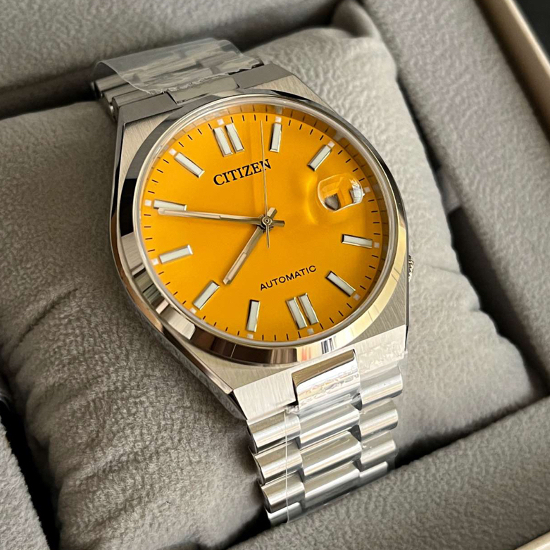 Citizen Watch Nj Z Tsuyosa Automatic Yellow Dial Stainless Steel