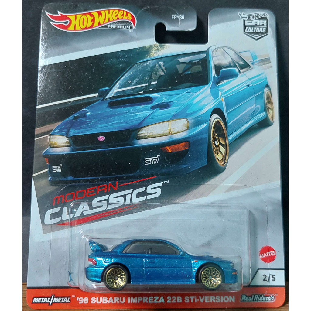 Hotwheels Subaru Impreza B Sti Version Modern Classics