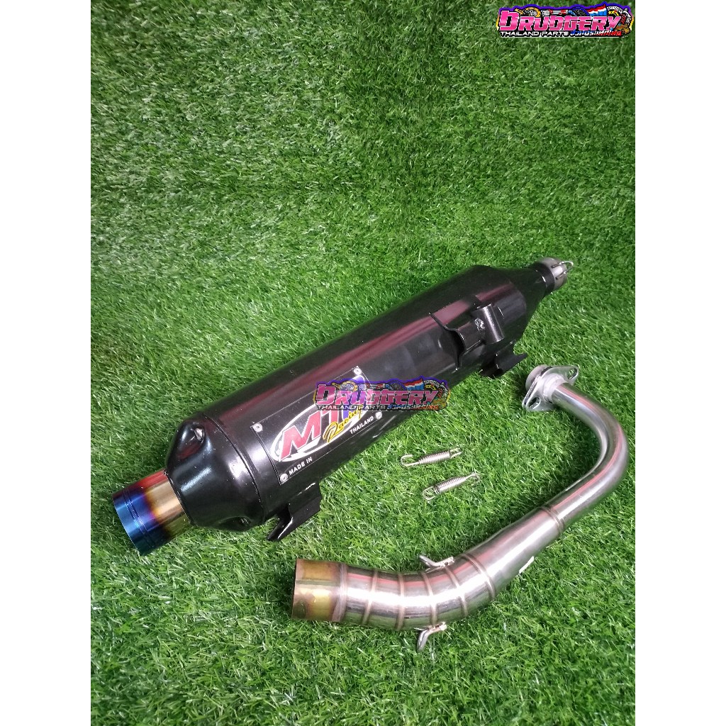 Yamaha Mio Soulty Mt Power Pipe Titanium Tip Big Elbow Thailand Made