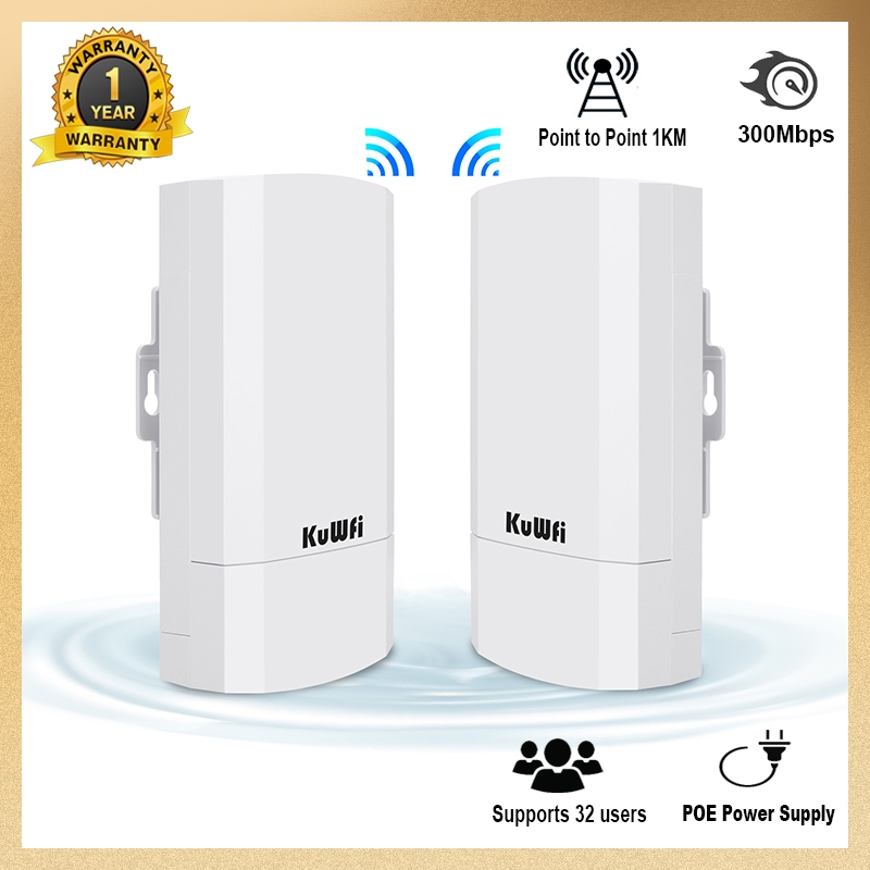 300Mbps Wireless Bridge Router Outdoor 2 4G 1KM Wireless Repeater Wifi