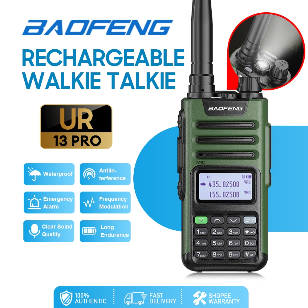 BaoFeng UV13 PRO Radio Phone Type C Walkie Talkie 999CH Long Range