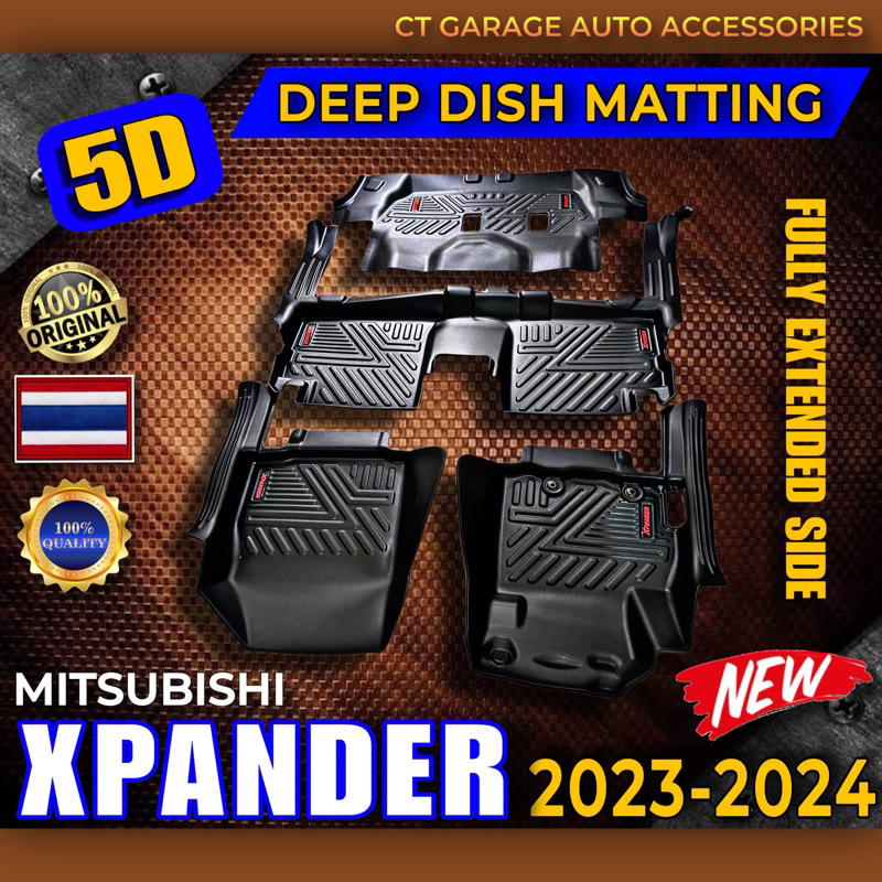 Mitsubishi Xpander D Deep Dish Matting Fully Extended Side