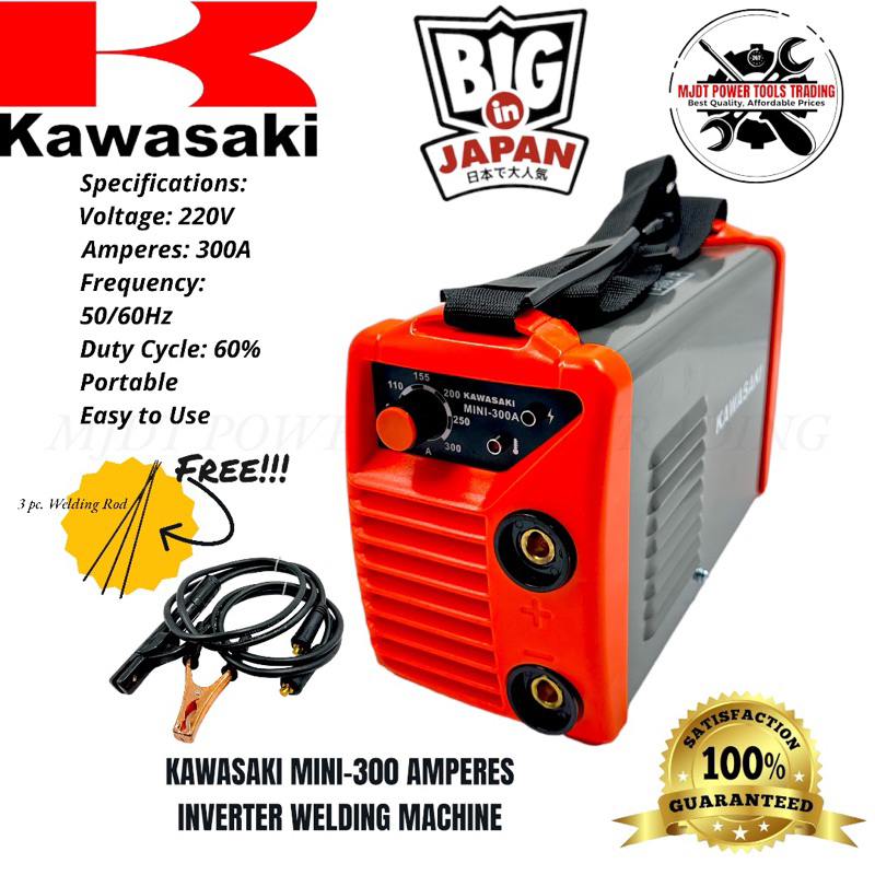 KAWASAKI Heavy Duty Inverter Welding Machine 300AMP Shopee Philippines