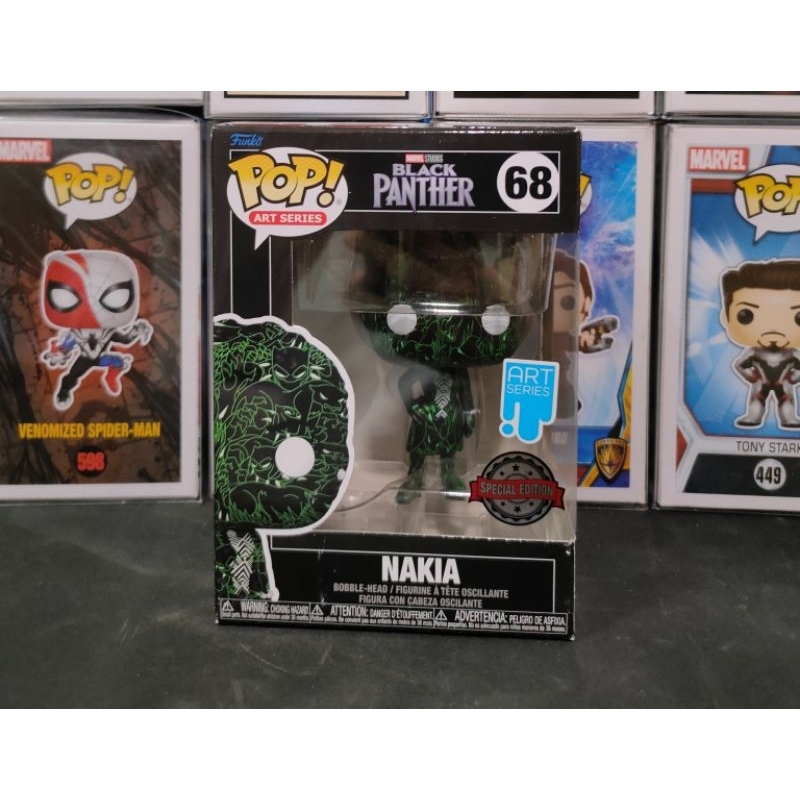 Nakia Funko Pop Art Series Black Panther Shopee Philippines