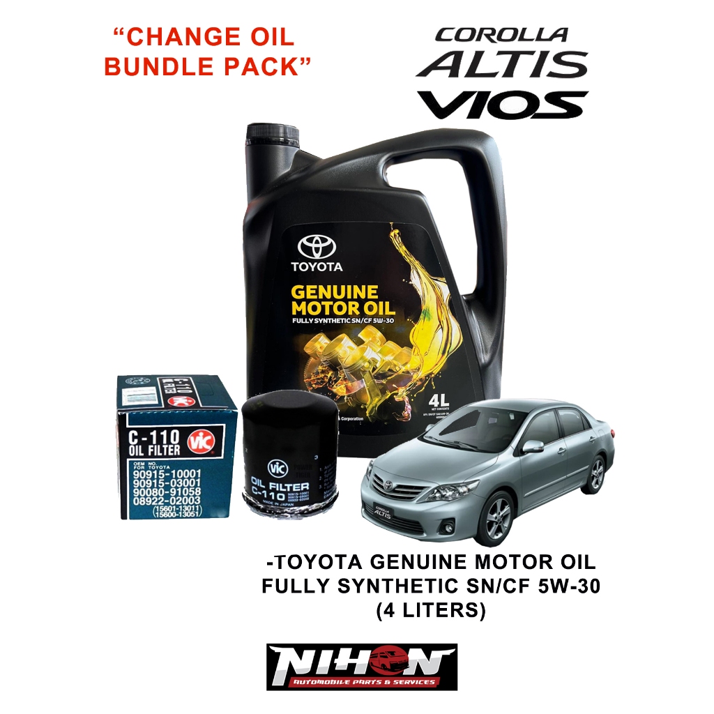 W Fully Synthetic Liters With Vic C Oil Filter Original