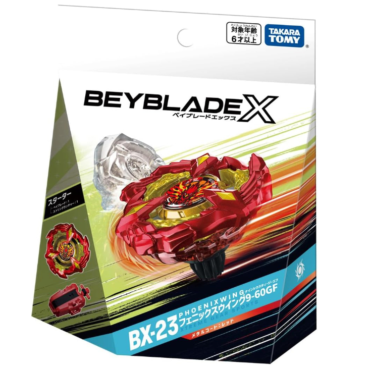 Beyblade X BX 23 Phoenix Wing 9 60GF Starter Takara Tomy Direct From