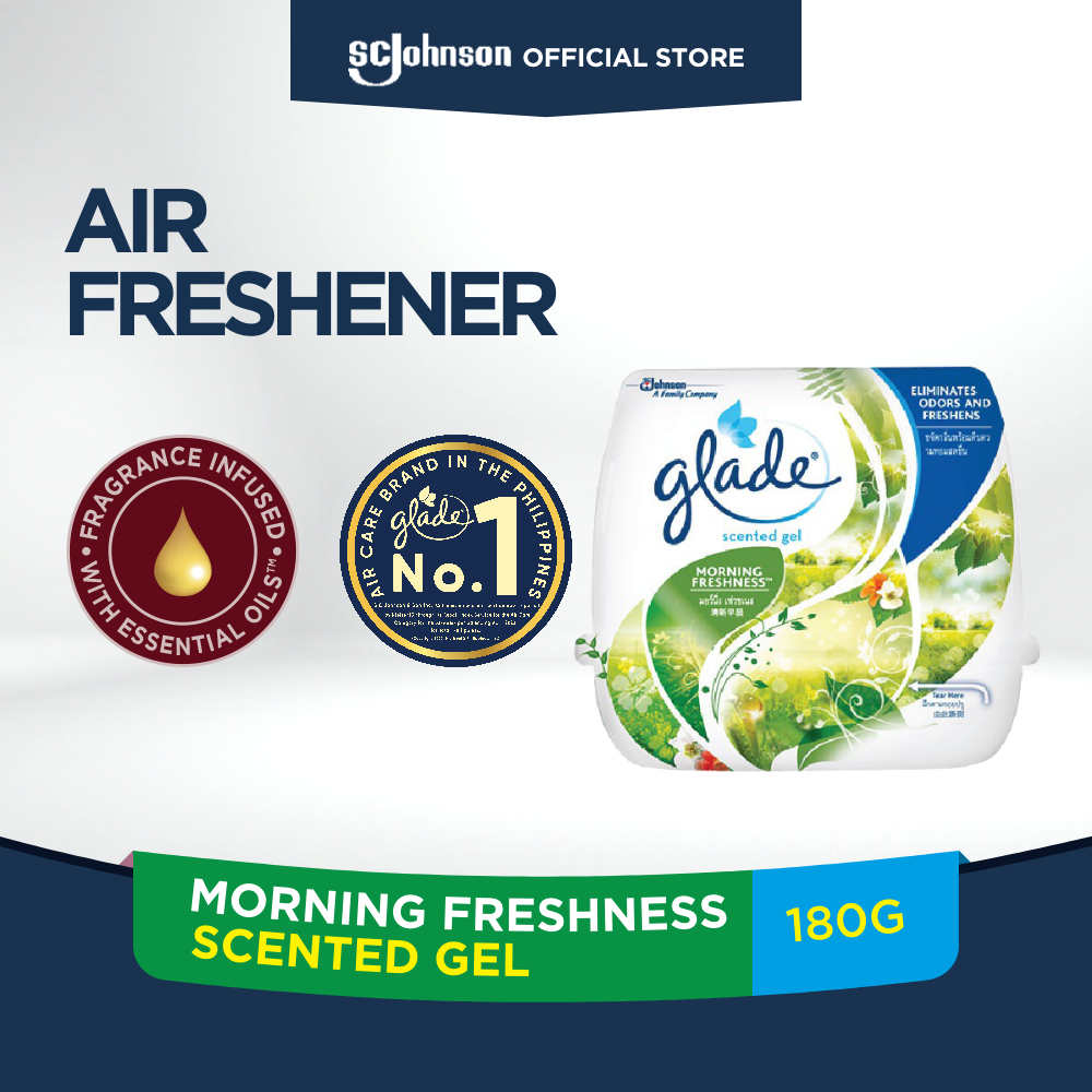 Glade Scented Gel Morning Freshness 180g Shopee Philippines