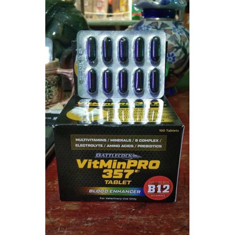 Battlecock VitMinPro 357 Tablet 10pcs Shopee Philippines