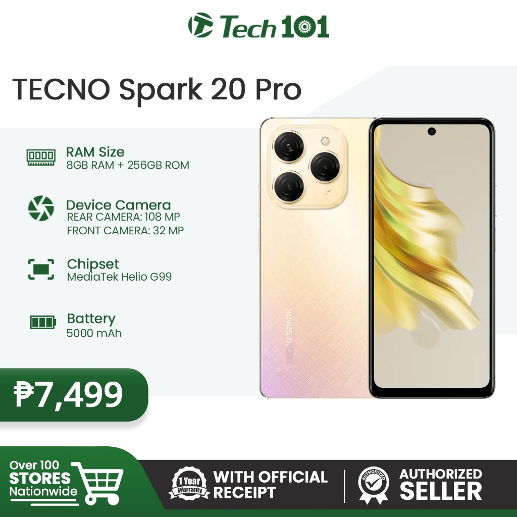 Tecno Spark Pro Kj With Official Receipt With Warranty Authorized