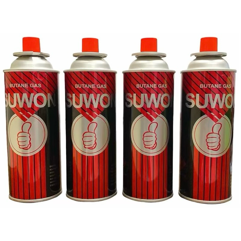 4PCS Suwon Safe Butane Gas For Gas Stove 220g X 4 Pcs Korea Gas Tank