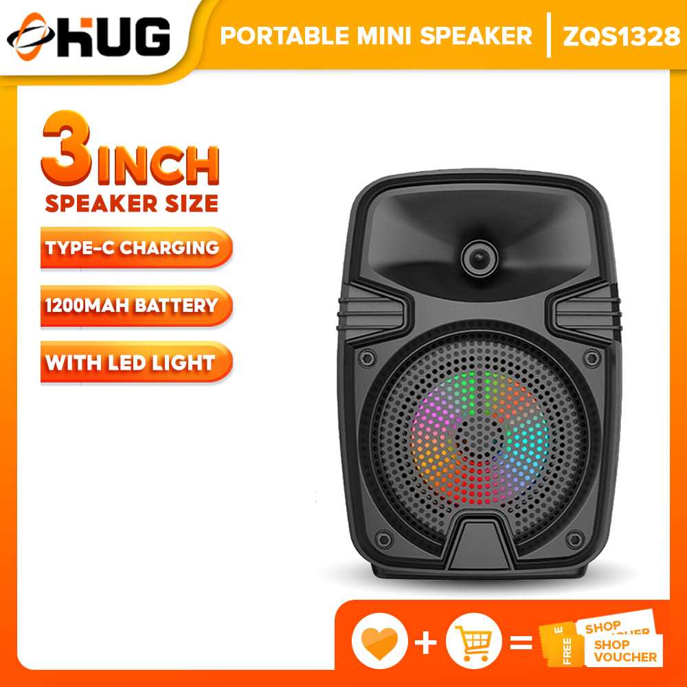 Super Bass Portable Wireless Bluetooth Karaoke Speaker W USB FM