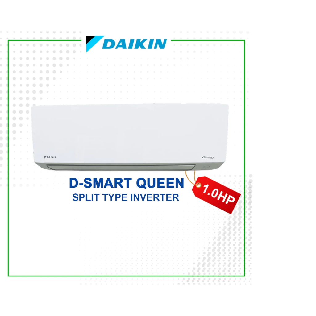 Daikin D Smart Queen Hp Split Type Inverter Ftkc Ava Shopee