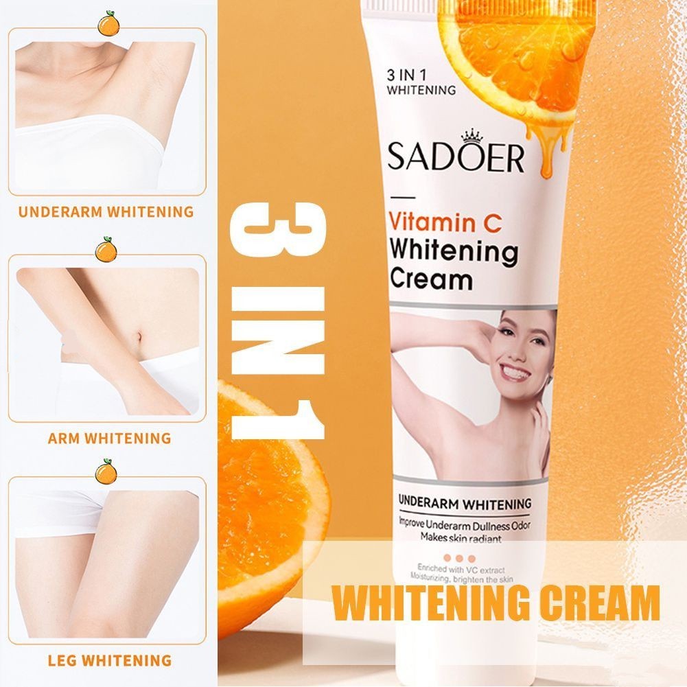 Sadoer Underarm Whitening Bleaching Cream Armpit Neck Knee Healthy