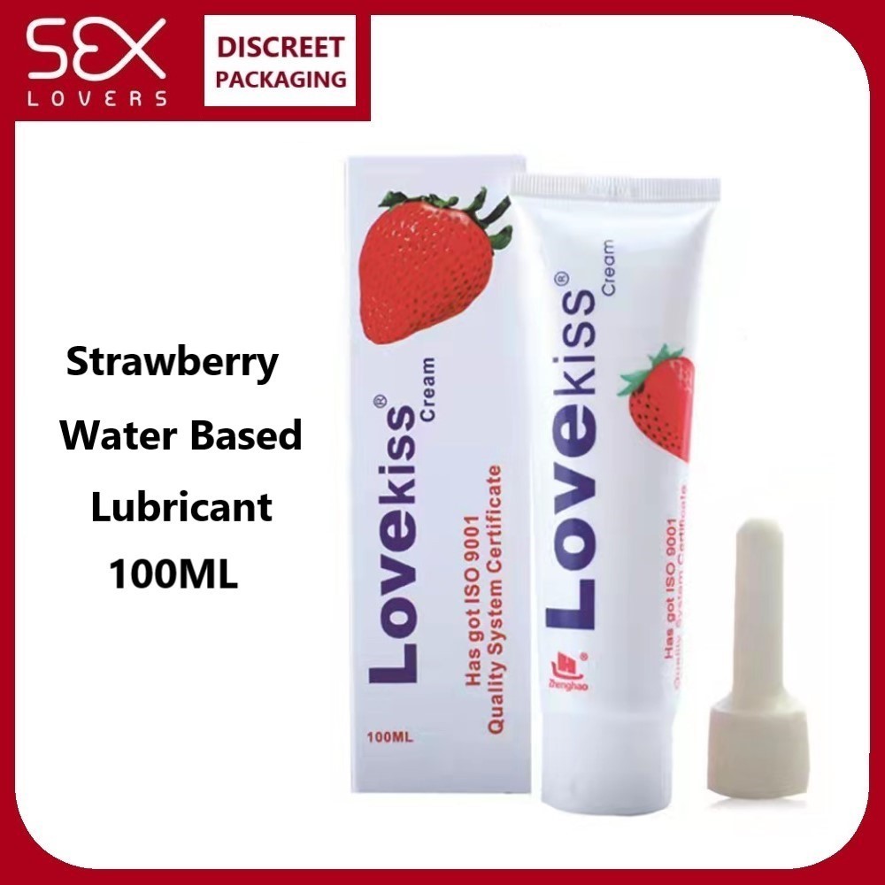 Strawberry Lovekiss Pleasure Sex Toy Lube Health Water Based Lubricants